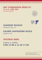 Dny evropskho ddictv ve Slovckm muzeu